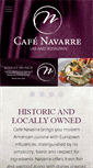 Mobile Screenshot of cafenavarre.co