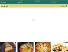 Tablet Screenshot of cafenavarre.com
